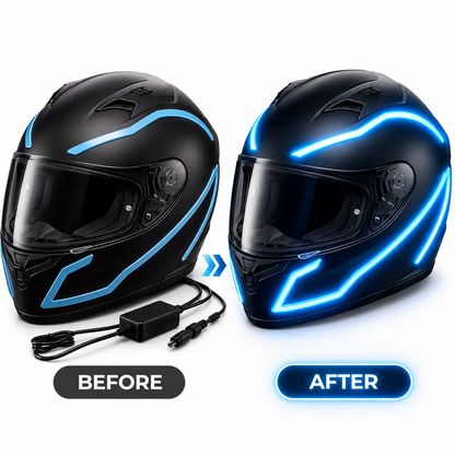 Futuristic Led Helmet Lights
